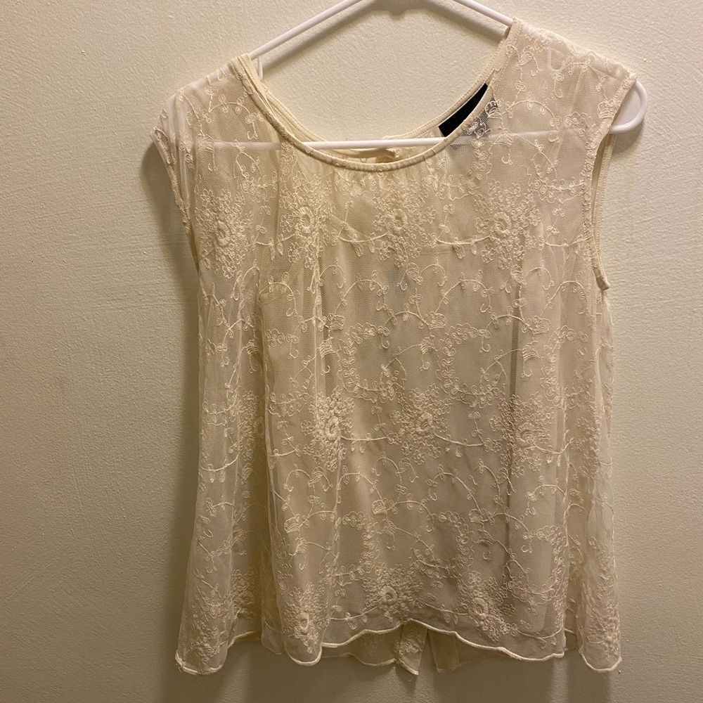 Cynthia rowley lace blouse